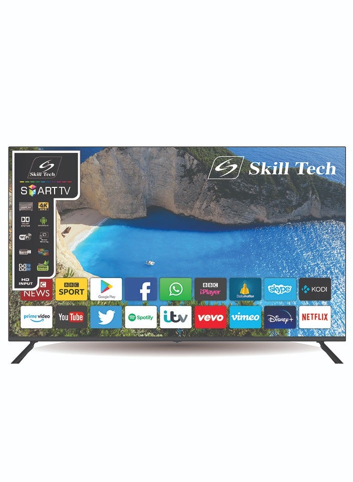 Skill Tech تلفزيون SK5550S4K FLSkill Tech 55 بوصة ذكي بدون إطار بدقة 4K UHD LED - Image 1